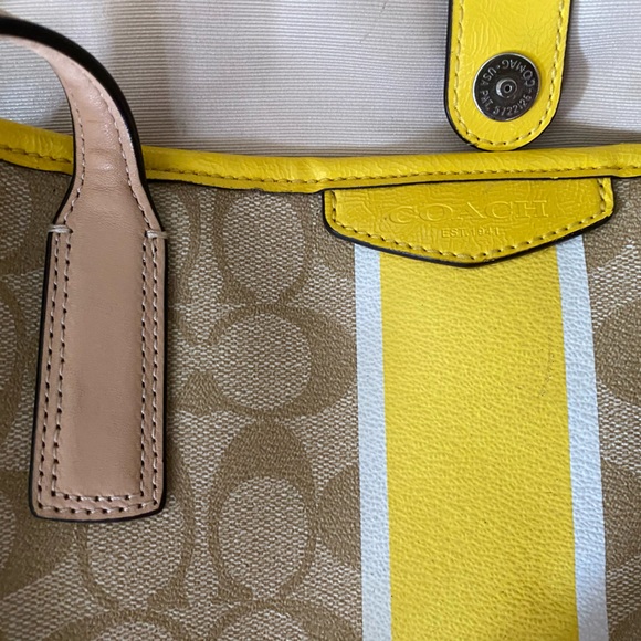 Drawstring Coach Purse - Picture 4 of 4